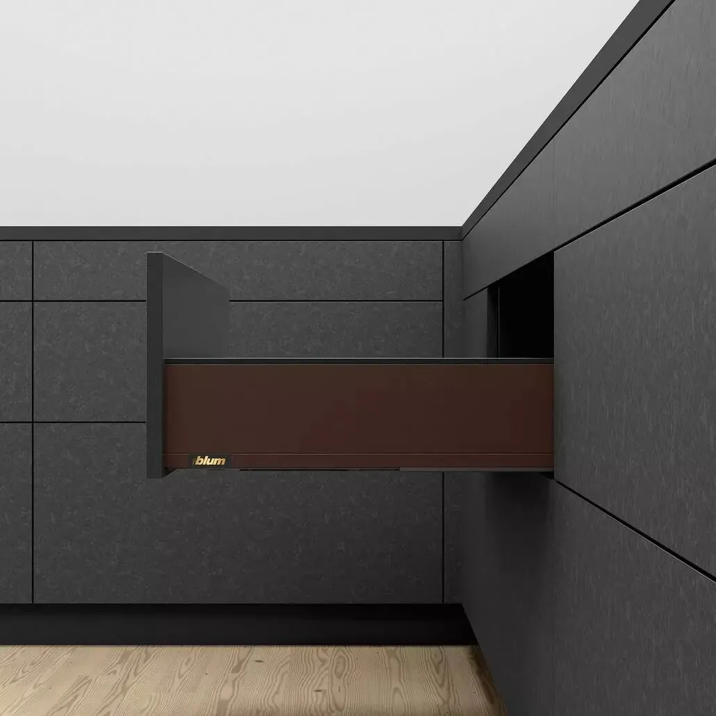 MYLEGRA hauteur K : 128 mm - ext rouille noble / int noir carbone mat