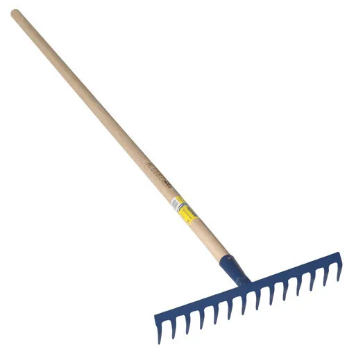 Outils Perrin Râteau 12 dents courbes emmanché 1,65m